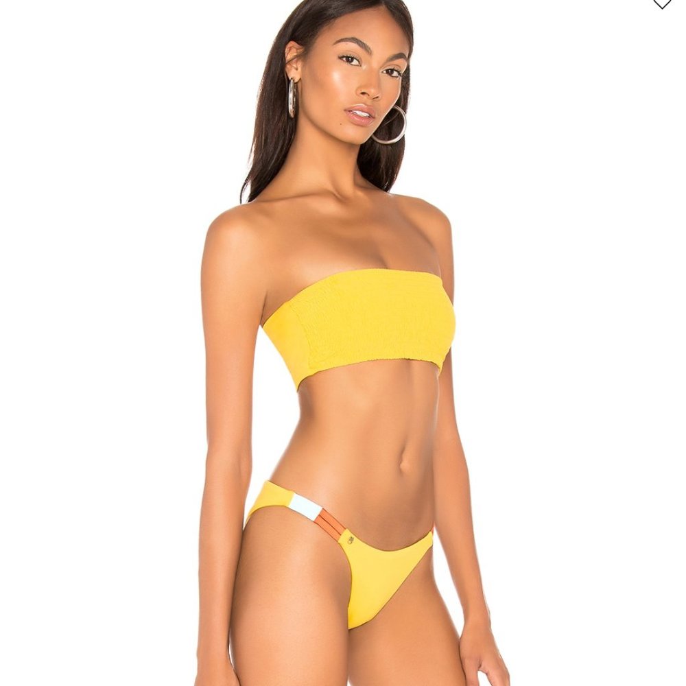 Maaji Smocked Bandeau Bikini